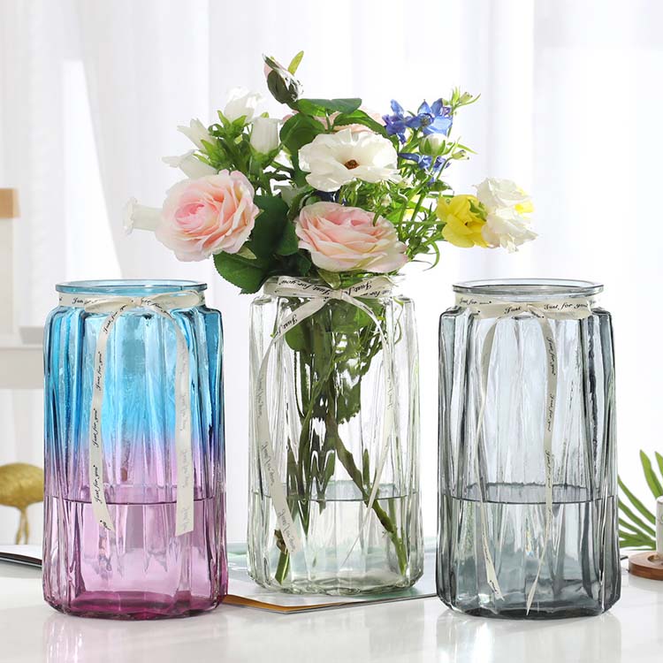 20cm Transparent glass vase-4...jpg