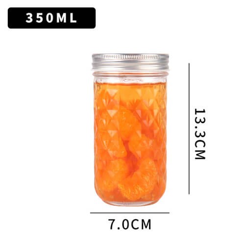 350ml Glass Mason Jars